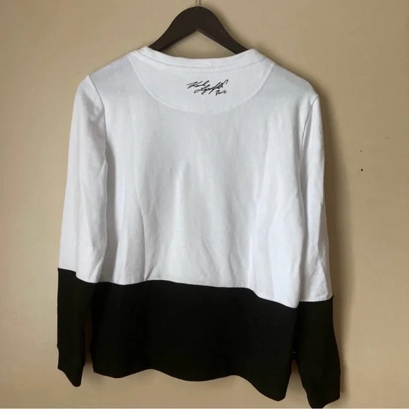 Karl Lagerfeld Monochrome Logo Sweatshirt - Picture 2 of 4